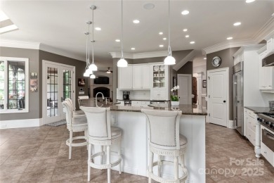Stunning Private Estate on fairly flat lot overlooking over the on Firethorne Country Club in North Carolina - for sale on GolfHomes.com, golf home, golf lot