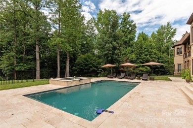 Stunning Private Estate on fairly flat lot overlooking over the on Firethorne Country Club in North Carolina - for sale on GolfHomes.com, golf home, golf lot