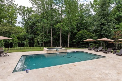 Stunning Private Estate on fairly flat lot overlooking over the on Firethorne Country Club in North Carolina - for sale on GolfHomes.com, golf home, golf lot