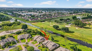 Beautifully maintained 3-bed, 2.5-bath villa with golf course on Fountains Golf and Country Club in Florida - for sale on GolfHomes.com, golf home, golf lot