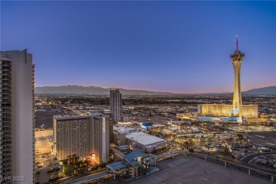 Stunning 2 bed/2 bath condo unit with breathtaking Strip Views on Las Vegas Country Club in Nevada - for sale on GolfHomes.com, golf home, golf lot