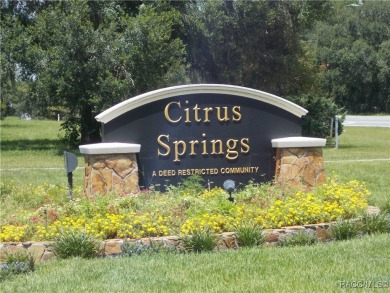 GREAT BUILDING LOT LOCATED IN THE CENTER OF CITRUS SPRINGS A on Citrus Springs Country Club in Florida - for sale on GolfHomes.com, golf home, golf lot