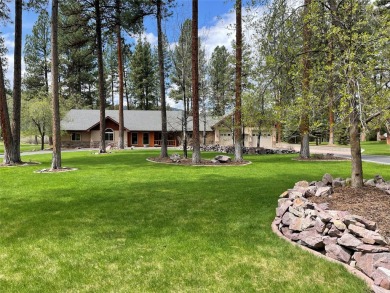 Beautiful open concept single level custom home overlooking the on Double Arrow Lodge in Montana - for sale on GolfHomes.com, golf home, golf lot