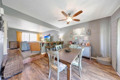 Beautifully maintained 4-bed, 3-bath tri-level townhome in gated on Dobson Ranch Municipal Golf Course in Arizona - for sale on GolfHomes.com, golf home, golf lot