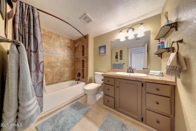 Beautifully maintained 4-bed, 3-bath tri-level townhome in gated on Dobson Ranch Municipal Golf Course in Arizona - for sale on GolfHomes.com, golf home, golf lot