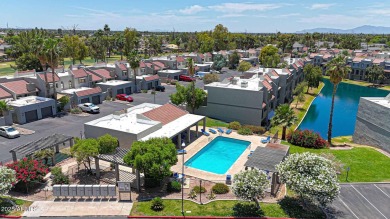 Beautifully maintained 4-bed, 3-bath tri-level townhome in gated on Dobson Ranch Municipal Golf Course in Arizona - for sale on GolfHomes.com, golf home, golf lot