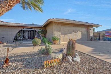 This beautifully remodeled Sun City retreat blends modern on Union Hills Country Club in Arizona - for sale on GolfHomes.com, golf home, golf lot