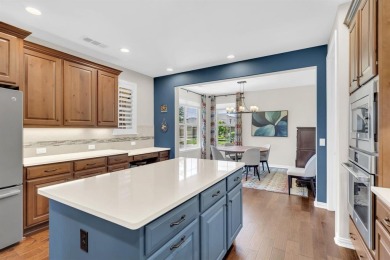 Step into this beautifully appointed two-bedroom, two and a half on Wildhorse Golf Club of Robson Ranch in Texas - for sale on GolfHomes.com, golf home, golf lot