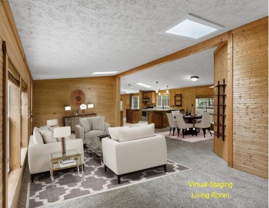 Welcome to this beautifully updated 4-bedroom, 2-bath ranch home on Indian River Golf Club in Michigan - for sale on GolfHomes.com, golf home, golf lot