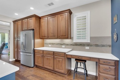 Step into this beautifully appointed two-bedroom, two and a half on Wildhorse Golf Club of Robson Ranch in Texas - for sale on GolfHomes.com, golf home, golf lot
