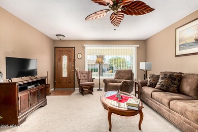 GORGEOUS 2-bedroom, 2-bath single-level ranch-style home in Sun on Union Hills Country Club in Arizona - for sale on GolfHomes.com, golf home, golf lot