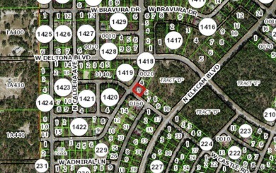 Buildable corner lot in Citrus Springs. Offers an excellent on Pine Ridge Community Golf and Country Club in Florida - for sale on GolfHomes.com, golf home, golf lot