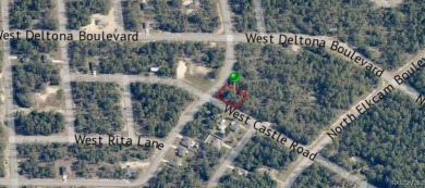 Buildable corner lot in Citrus Springs. Offers an excellent on Pine Ridge Community Golf and Country Club in Florida - for sale on GolfHomes.com, golf home, golf lot