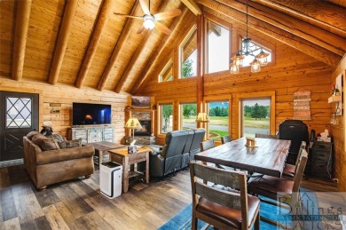 Welcome to this charming rustic log home, beautifully situated on Red Lodge Golf Club in Montana - for sale on GolfHomes.com, golf home, golf lot