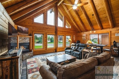 Welcome to this charming rustic log home, beautifully situated on Red Lodge Golf Club in Montana - for sale on GolfHomes.com, golf home, golf lot