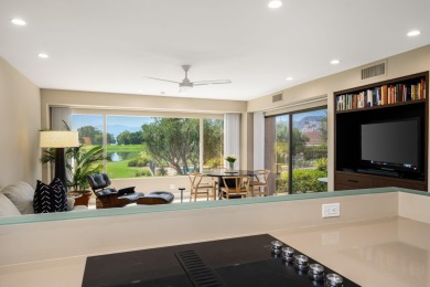 Rare end unit with spectacular south-facing views of two lakes on Mission Hills Golf Club in California - for sale on GolfHomes.com, golf home, golf lot