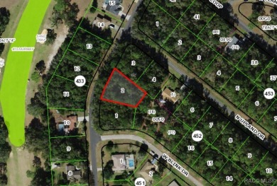 Discover the perfect opportunity to build your dream home on on Citrus Springs Country Club in Florida - for sale on GolfHomes.com, golf home, golf lot