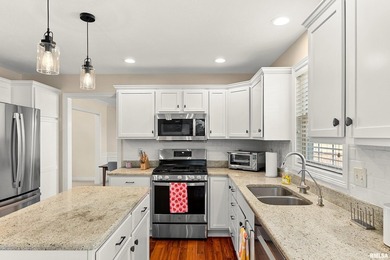 Welcome to this pristine 4-bedroom, 3.5 bathroom residence on WeaverRidge Golf Club in Illinois - for sale on GolfHomes.com, golf home, golf lot