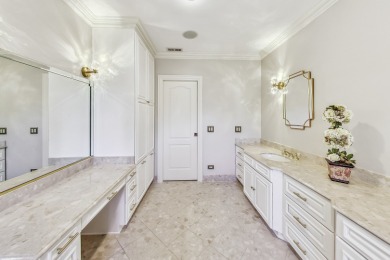 This freshly and professionally landscaped Mediterranean Mansion on Park Ridge Country Club in Illinois - for sale on GolfHomes.com, golf home, golf lot