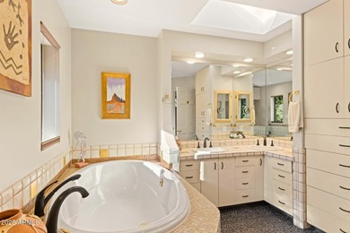 Tucked away at the end of a quiet cul-de-sac, this stunning on Oakcreek Country Club in Arizona - for sale on GolfHomes.com, golf home, golf lot