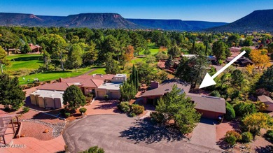 Tucked away at the end of a quiet cul-de-sac, this stunning on Oakcreek Country Club in Arizona - for sale on GolfHomes.com, golf home, golf lot