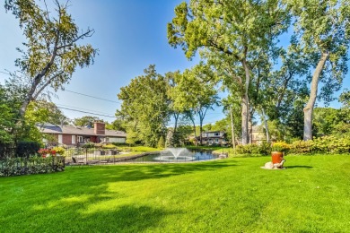 This freshly and professionally landscaped Mediterranean Mansion on Park Ridge Country Club in Illinois - for sale on GolfHomes.com, golf home, golf lot