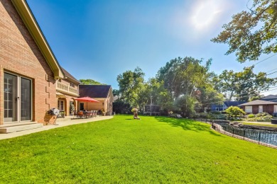 This freshly and professionally landscaped Mediterranean Mansion on Park Ridge Country Club in Illinois - for sale on GolfHomes.com, golf home, golf lot