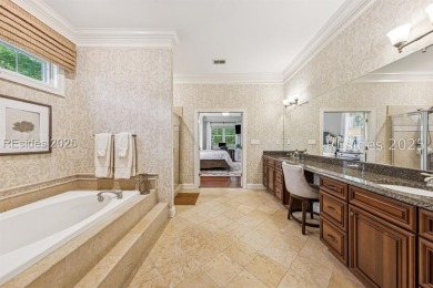 Live Luxuriously in *Literally* the former Toll Brothers model on Hampton Hall Club in South Carolina - for sale on GolfHomes.com, golf home, golf lot