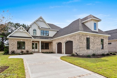 This beautifully crafted new construction home by Kirk Pigford on Thistle Golf Club in North Carolina - for sale on GolfHomes.com, golf home, golf lot