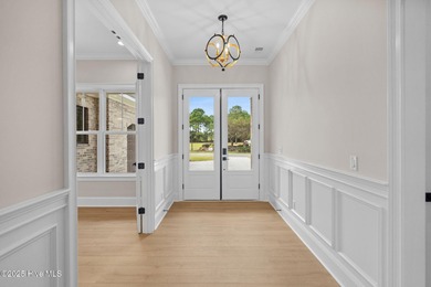 This beautifully crafted new construction home by Kirk Pigford on Thistle Golf Club in North Carolina - for sale on GolfHomes.com, golf home, golf lot