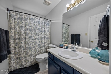 Perfectly tucked inside a quiet cul-de-sac, this move-in ready on Hedingham Golf and Athletic Club in North Carolina - for sale on GolfHomes.com, golf home, golf lot