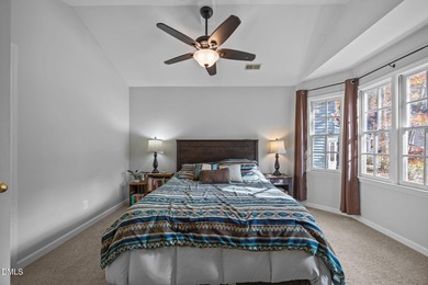 Perfectly tucked inside a quiet cul-de-sac, this move-in ready on Hedingham Golf and Athletic Club in North Carolina - for sale on GolfHomes.com, golf home, golf lot