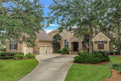 Classic 4 bedroom 3 1/2 bath Belfair home overlooking lagoon to on Belfair Golf Club in South Carolina - for sale on GolfHomes.com, golf home, golf lot