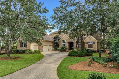 Classic 4 bedroom 3 1/2 bath Belfair home overlooking lagoon to on Belfair Golf Club in South Carolina - for sale on GolfHomes.com, golf home, golf lot