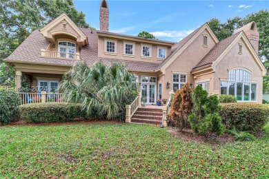 Classic 4 bedroom 3 1/2 bath Belfair home overlooking lagoon to on Belfair Golf Club in South Carolina - for sale on GolfHomes.com, golf home, golf lot