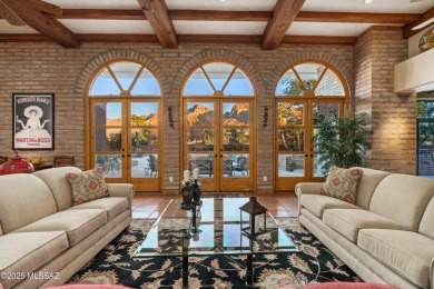 Luxurious Home with Breathtaking Views is nestled in a large on Oro Valley Country Club in Arizona - for sale on GolfHomes.com, golf home, golf lot