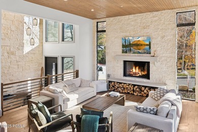 This brand new constructed home in Thaynes Canyon offers the on Park City Golf Course in Utah - for sale on GolfHomes.com, golf home, golf lot