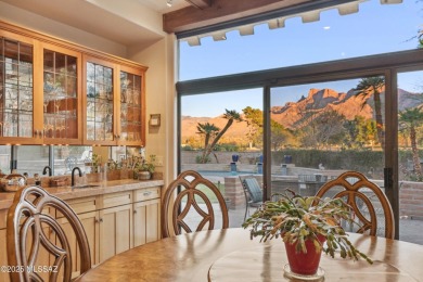 Luxurious Home with Breathtaking Views is nestled in a large on Oro Valley Country Club in Arizona - for sale on GolfHomes.com, golf home, golf lot