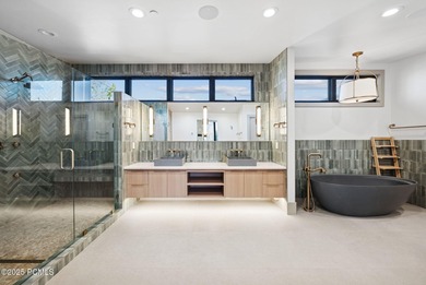 This brand new constructed home in Thaynes Canyon offers the on Park City Golf Course in Utah - for sale on GolfHomes.com, golf home, golf lot