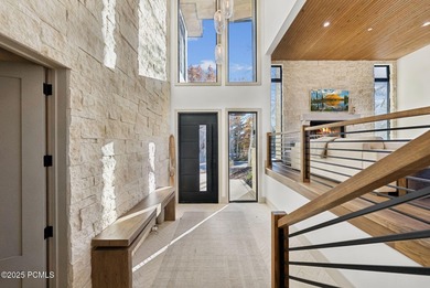 This brand new constructed home in Thaynes Canyon offers the on Park City Golf Course in Utah - for sale on GolfHomes.com, golf home, golf lot