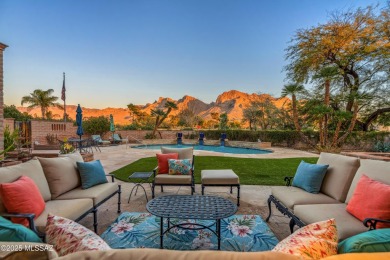 Luxurious Home with Breathtaking Views is nestled in a large on Oro Valley Country Club in Arizona - for sale on GolfHomes.com, golf home, golf lot