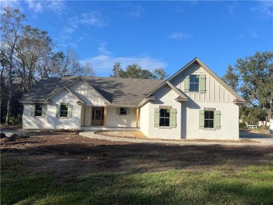 HOME IS UNDER CONSTRUCTION. SET TO BE FINISHED IN DECEMBER OF on Oak Grove Island Golf and Country Club in Georgia - for sale on GolfHomes.com, golf home, golf lot