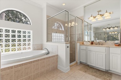 Set along approximately 82 feet of shimmering Lake Dora on Deer Island Country Club in Florida - for sale on GolfHomes.com, golf home, golf lot