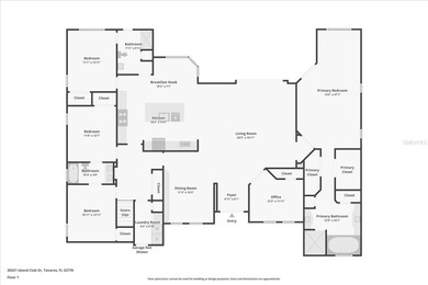 Set along approximately 82 feet of shimmering Lake Dora on Deer Island Country Club in Florida - for sale on GolfHomes.com, golf home, golf lot