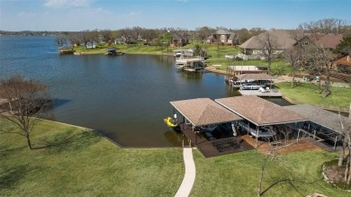 Discover unparalleled luxury in this stunning lakefront home on Lake Kiowa Golf Course in Texas - for sale on GolfHomes.com, golf home, golf lot