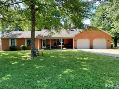 All brick ranch home with basement on a corner lot in walking on Christmas Lake Golf Course in Indiana - for sale on GolfHomes.com, golf home, golf lot