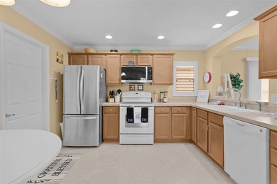 Step into this stylish TURNKEY 2-bedroom, 2-bath Beauregard on Cane Garden Golf Course - Sumter in Florida - for sale on GolfHomes.com, golf home, golf lot