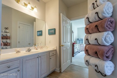 This stylishly renovated 2-bedroom home features a host of on Sound Golf Links at Albemarle Plantation in North Carolina - for sale on GolfHomes.com, golf home, golf lot