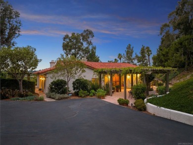 Nestled on a sprawling 2.9 acres, this stunning property boasts on Rancho Santa Fe Golf Club in California - for sale on GolfHomes.com, golf home, golf lot