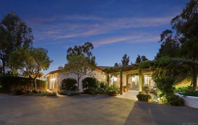 Nestled on a sprawling 2.9 acres, this stunning property boasts on Rancho Santa Fe Golf Club in California - for sale on GolfHomes.com, golf home, golf lot